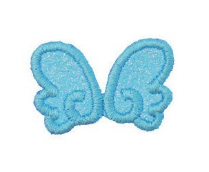 Angel Wings Sparkle Vinyl Iron On Patch! GL49