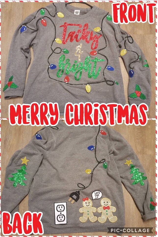 Jingle Sleigh Bell Christmas 2" or 3" Sparkle Glitter Patch - Iron or Sew on Vinyl - NO GLITTER MESS ! GL24