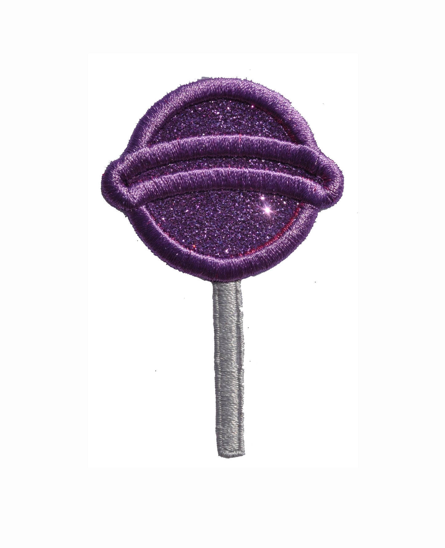 Sucker Lollipop glitter sparkle iron on Patch! GL298