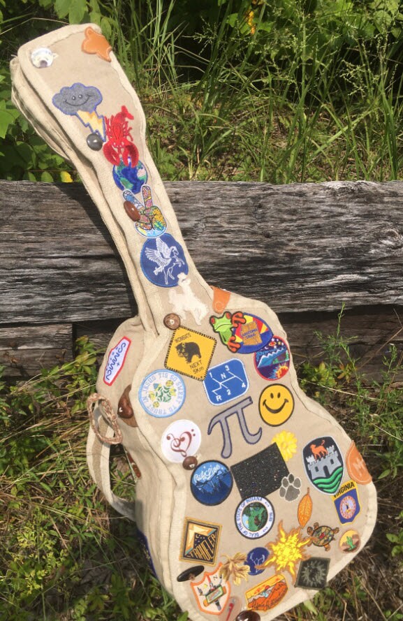 Pi Sign Sparkle Glitter Patch - Iron or Sew on Vinyl - NO GLITTER MESS ! GL306