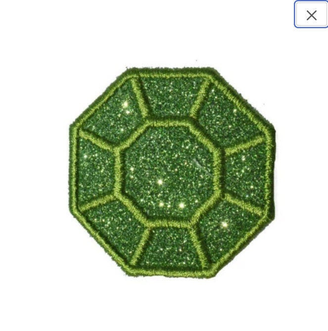 Ruby, Peridot, Alexandrite, Diamond Birthstone or Diamond Wedding Engagement Sparkle Glitter Patch - Iron/sew- NO GLITTER MESS ! GL353