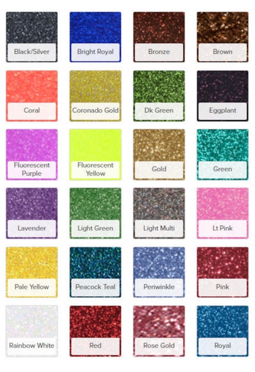 Oval Name Patch Border Frame Nametag Personalized Bling Glitter Patch - Iron or Sew on Vinyl - NO GLITTER MESS ! GL348