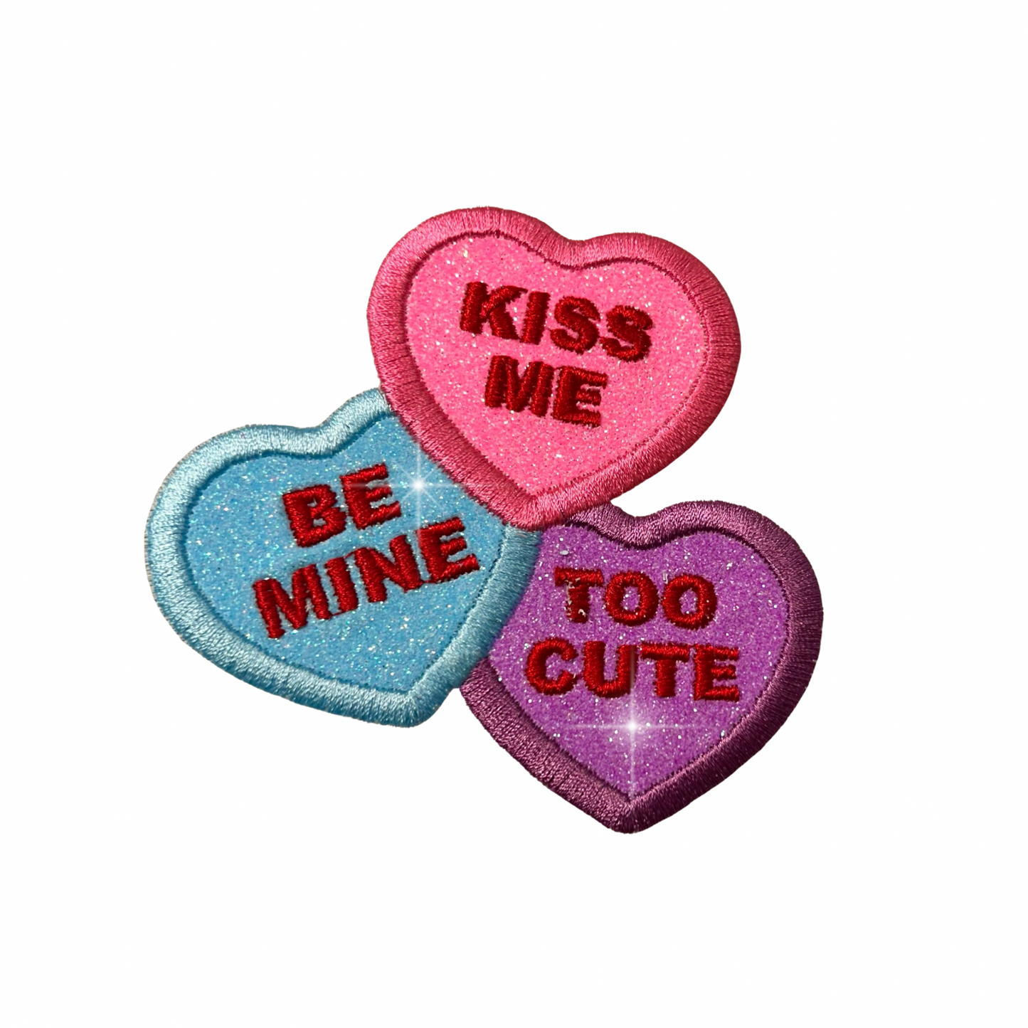 Conversation heart cluster Patch of the Week