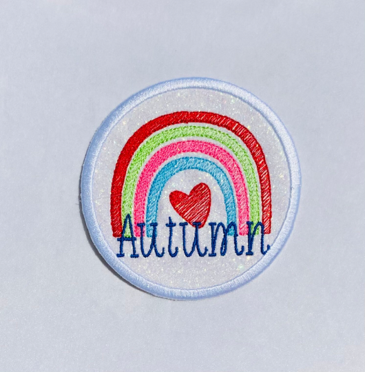 Custom Glitter Patch | Your Logo, Artwork, Iron On or Sew On Backing