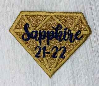 Custom Glitter Patch | Your Logo, Artwork, Iron On or Sew On Backing