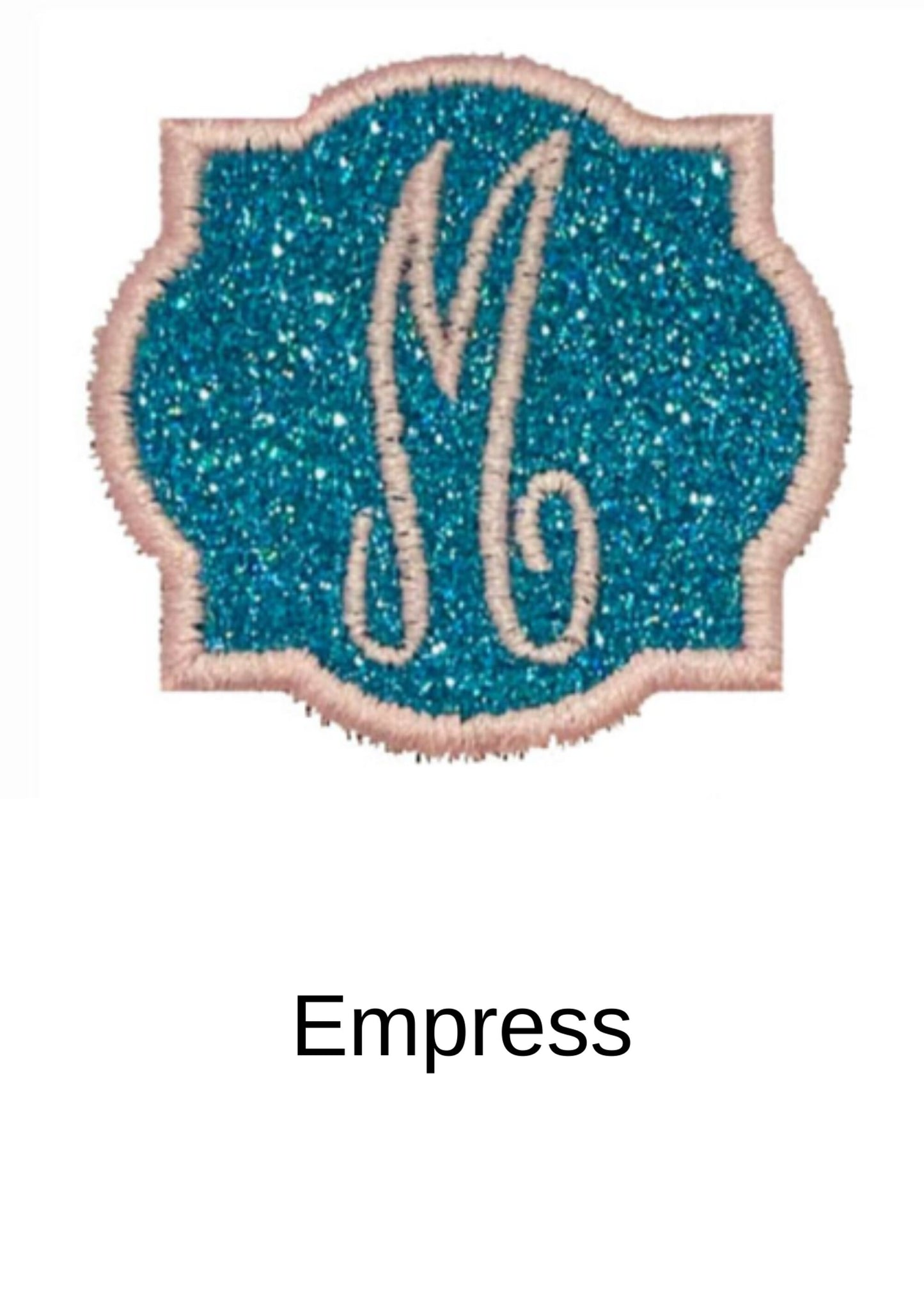 Fancy Glitter initial patch glitter patch with initial glitter patch glitter with monogram personalized patch glitter iron on patch GL435